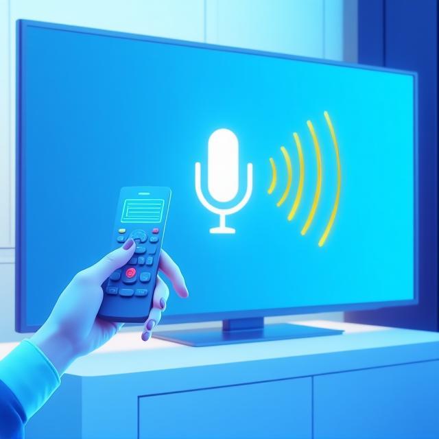 声で操作する様子